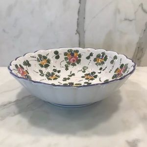 COTTURA HANDMADE FLORAL PATTERN BOWL SMALL